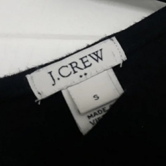 J. Crew Drapey Tank Top with Silky Hem, Black - Picture 5 of 6